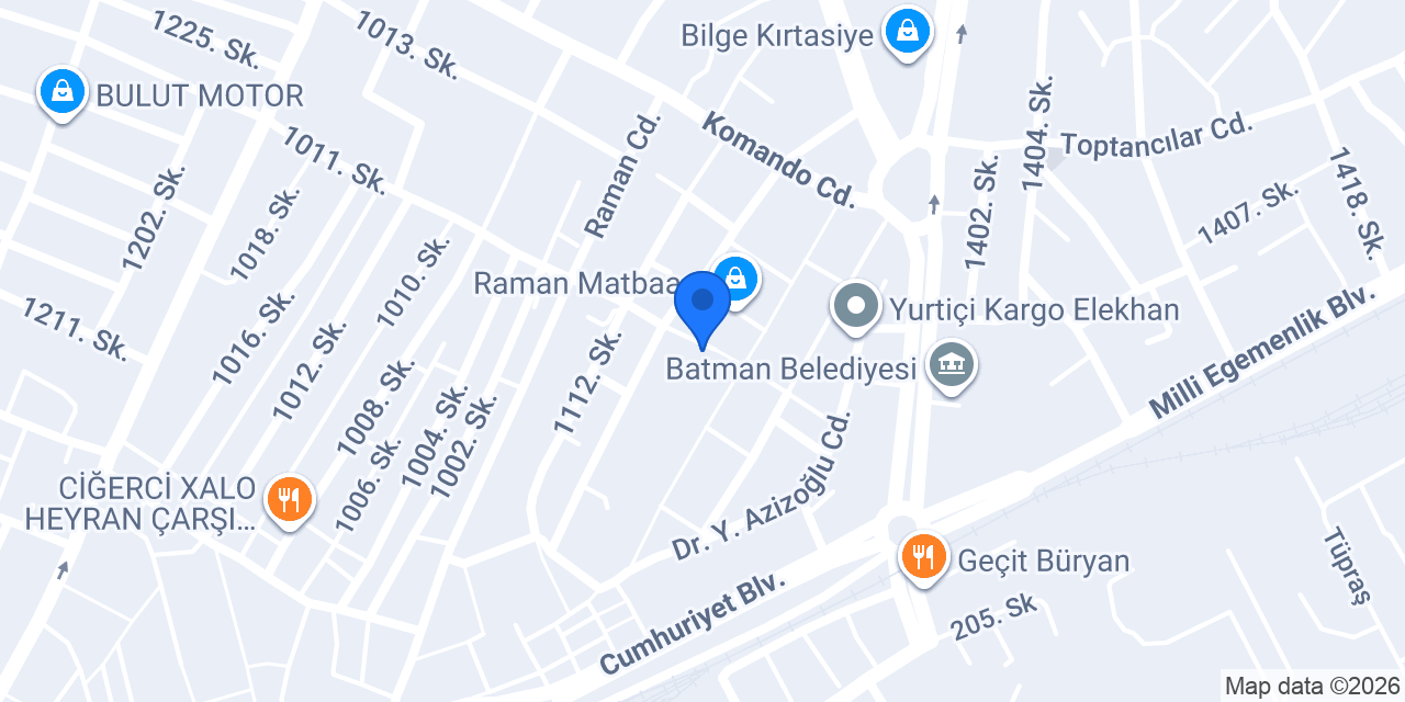 Başaran Matbaa - Tabela - Kutu Harf Üretim Merkezi konumu