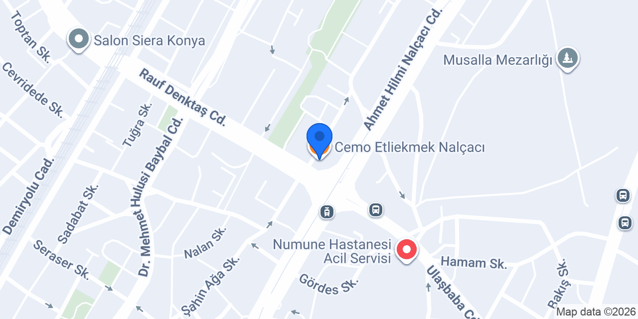 Cemo Etliekmek Nalçacı konumu