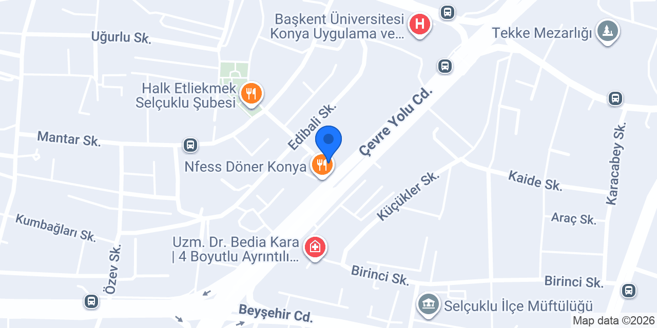 Konya Tiritçisi Beytahtı Restaurant konumu