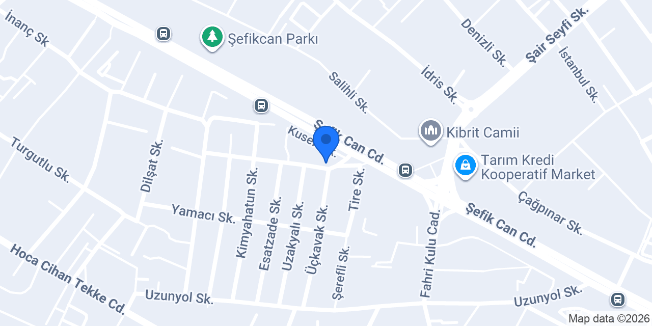 AND Proje & Müşavirlik konumu
