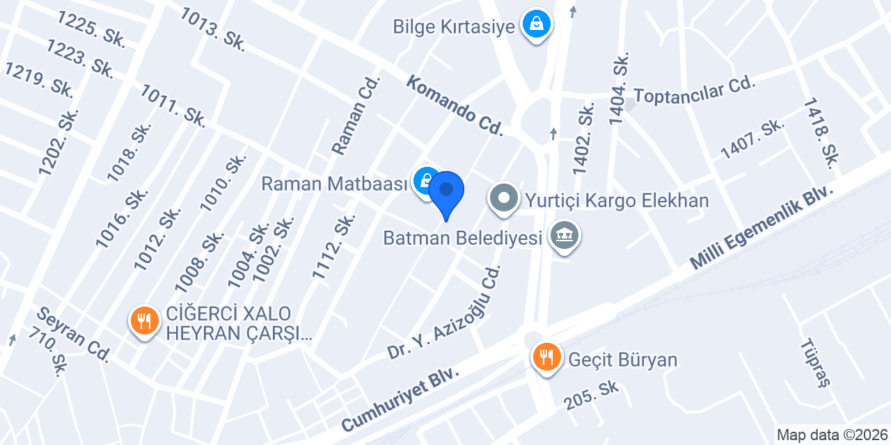 ÖZEL GÜVEN SÜRÜCÜ KURSU konumu