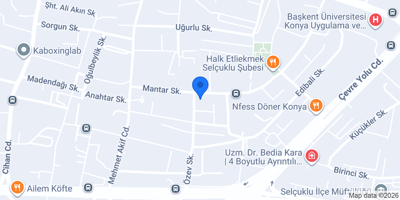 Aynil Ev yemekleri konumu