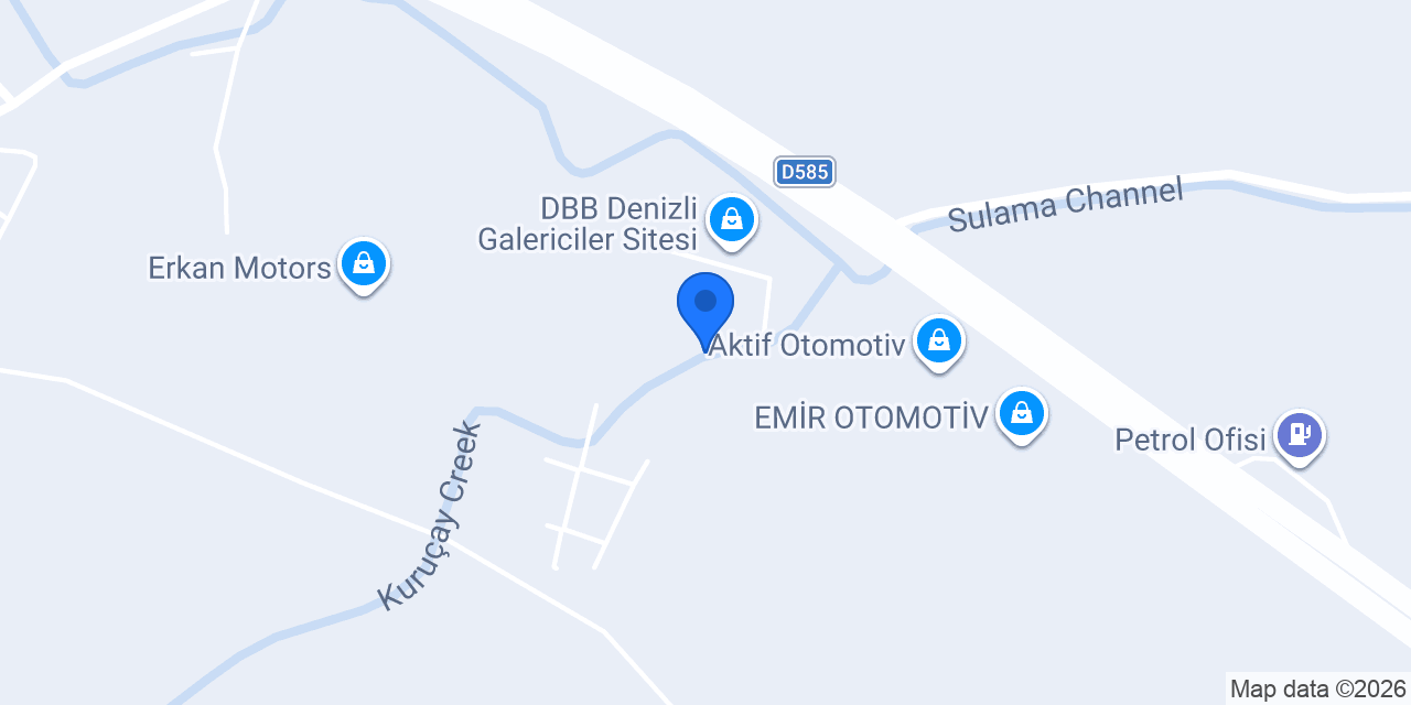 Tuncay Tekce Otomotiv konumu