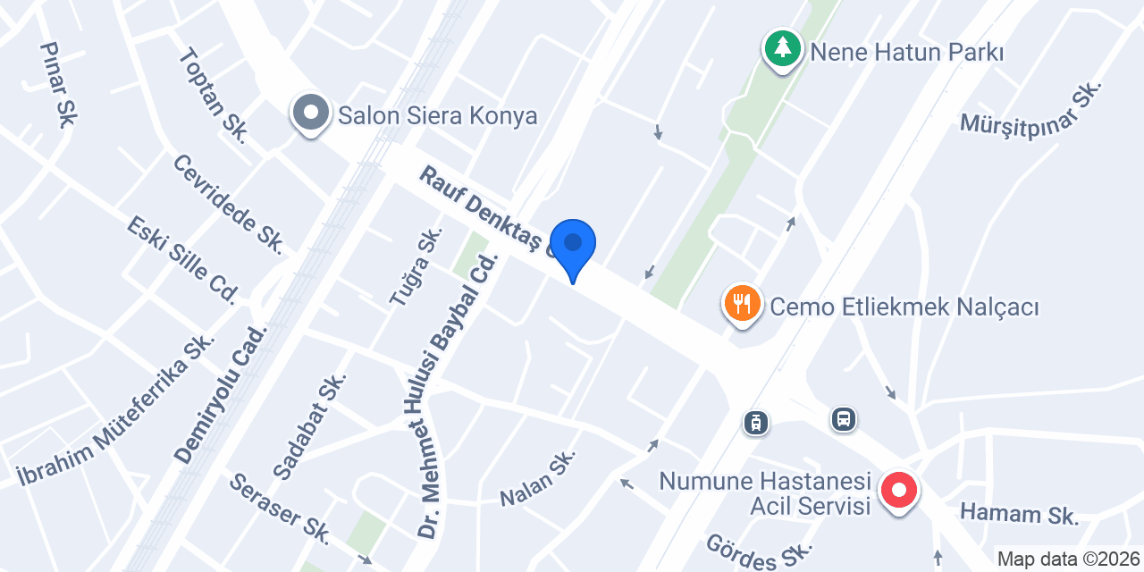 NARİN PERDE KONYA konumu