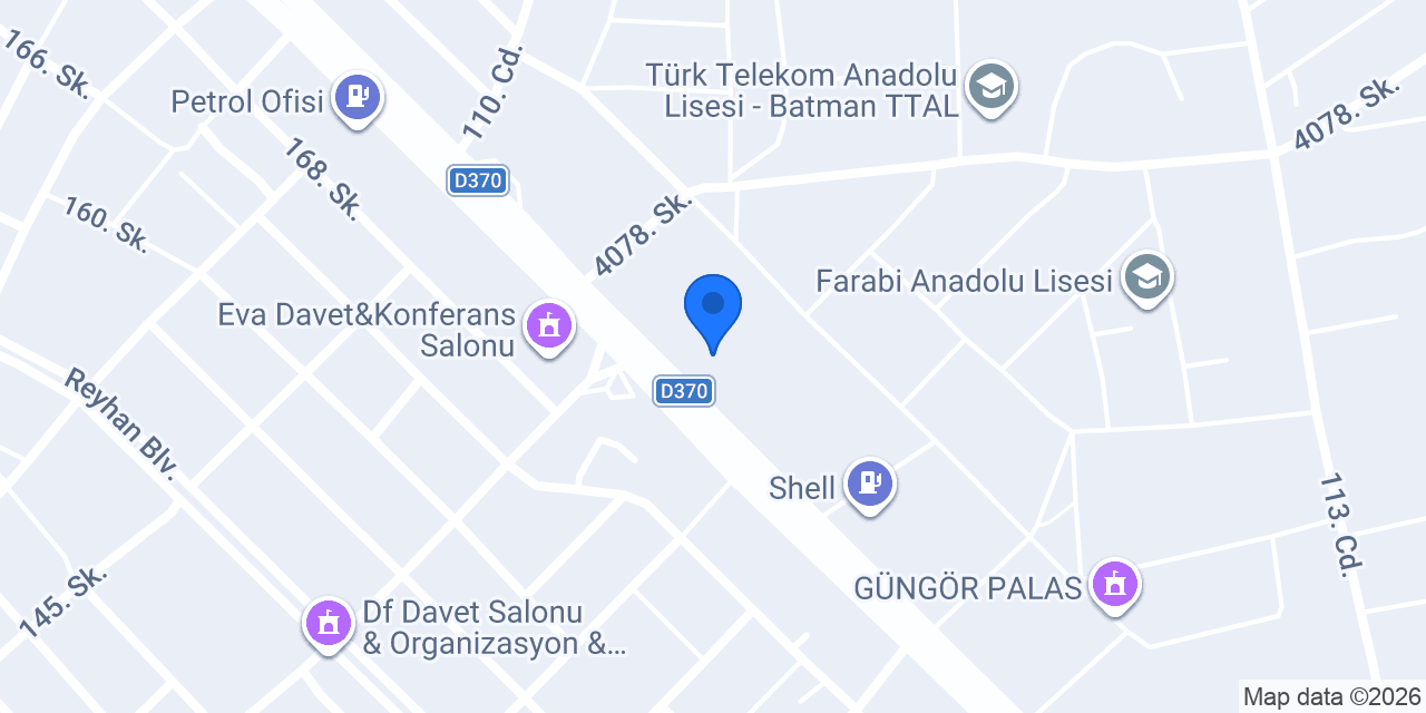 Fidanlar kuru gıda konumu