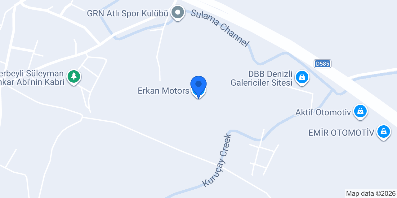Erkan Motors konumu