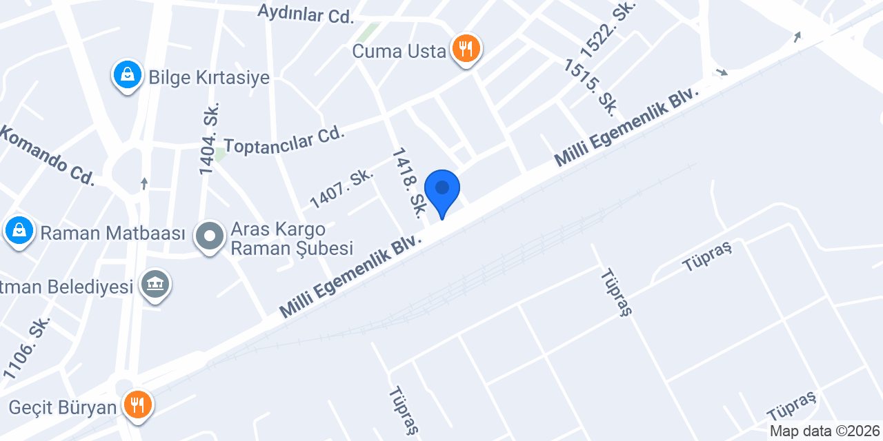 Menteşoğlu Tekel BAYİ & Market konumu