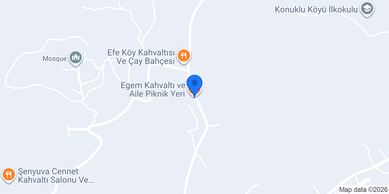 Egem Kahvaltı ve Aile Piknik Yeri konumu