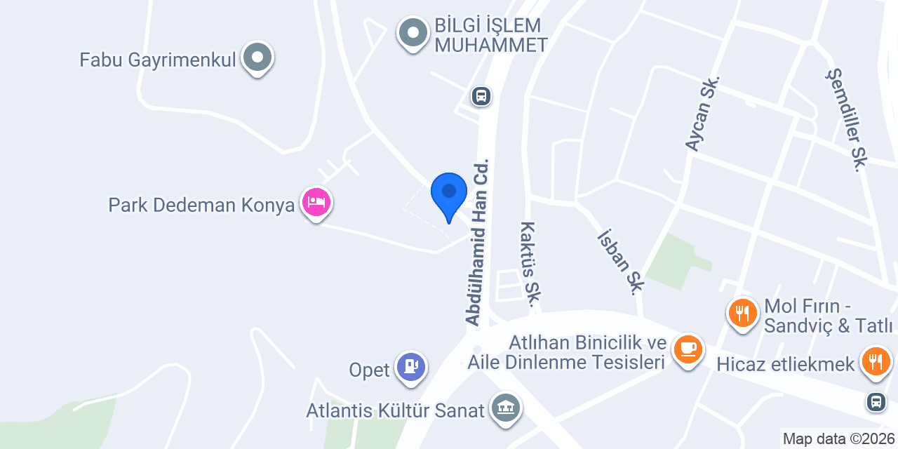 Meram Tıp Eczanesi konumu
