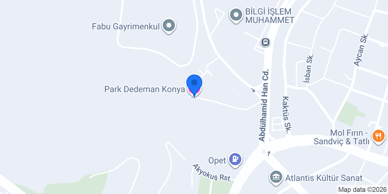 Park Dedeman Konya konumu