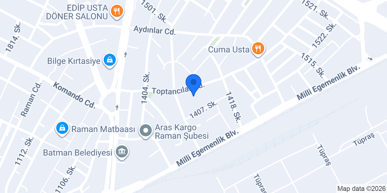 Şen Kardeşler Mobilya konumu