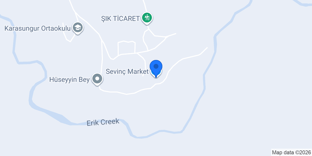 Sevinç Market konumu