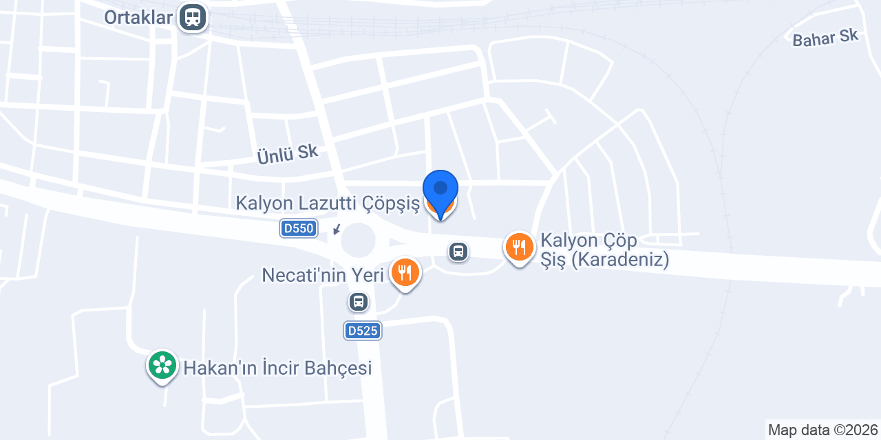 Kalyon Lazutti Çöpşiş konumu