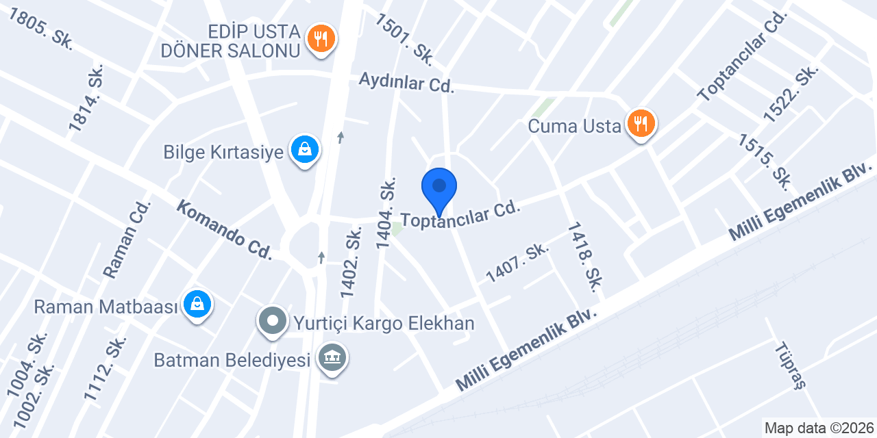 Batman tüm tel konumu