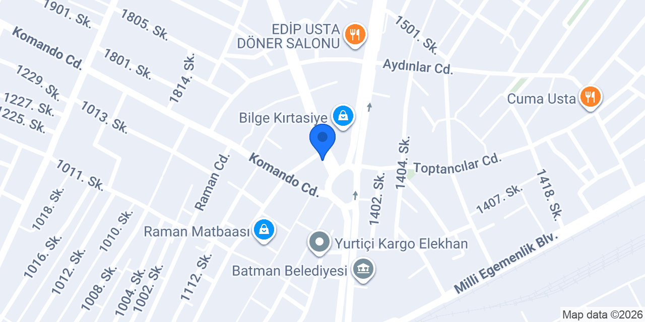 Kamelya Çiçekçilik konumu