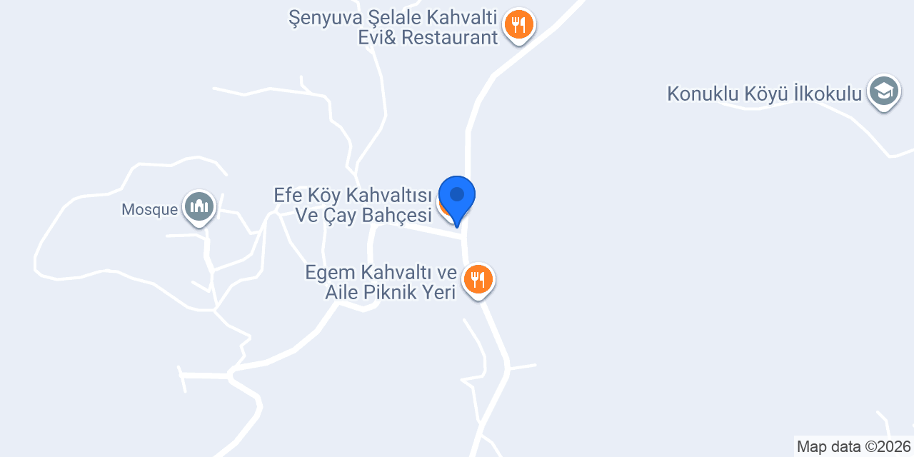 Efe Köy Kahvaltısı Ve Çay Bahçesi konumu