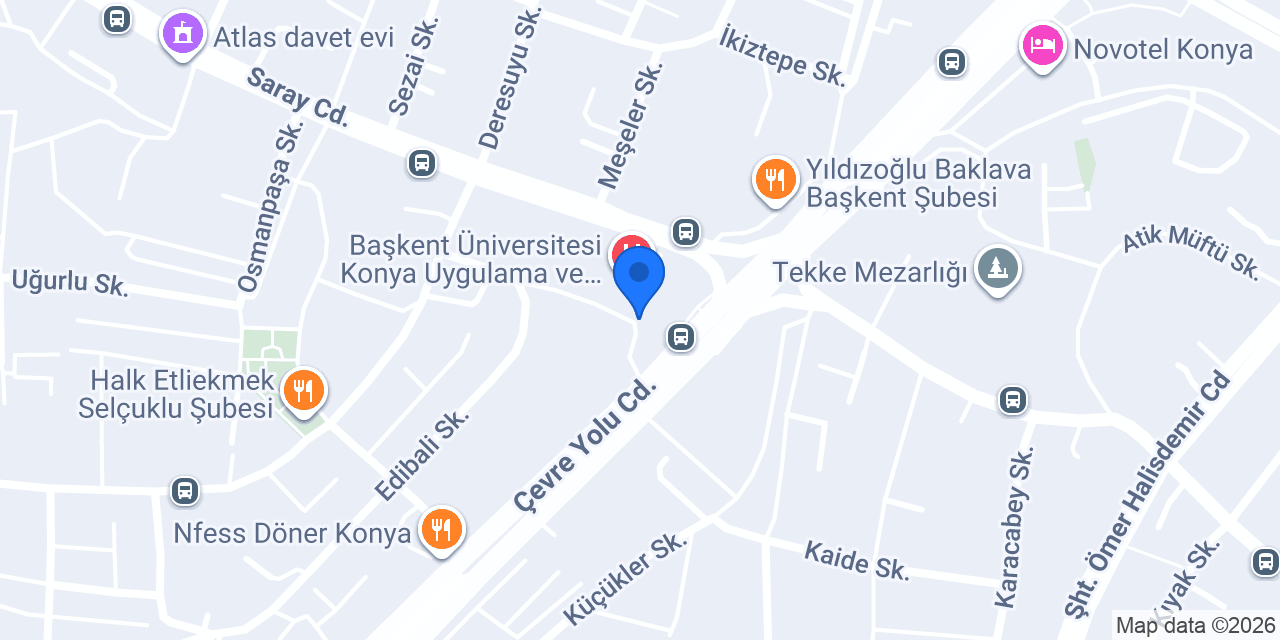 Prof. Dr. Yusuf Tanrıkulu konumu
