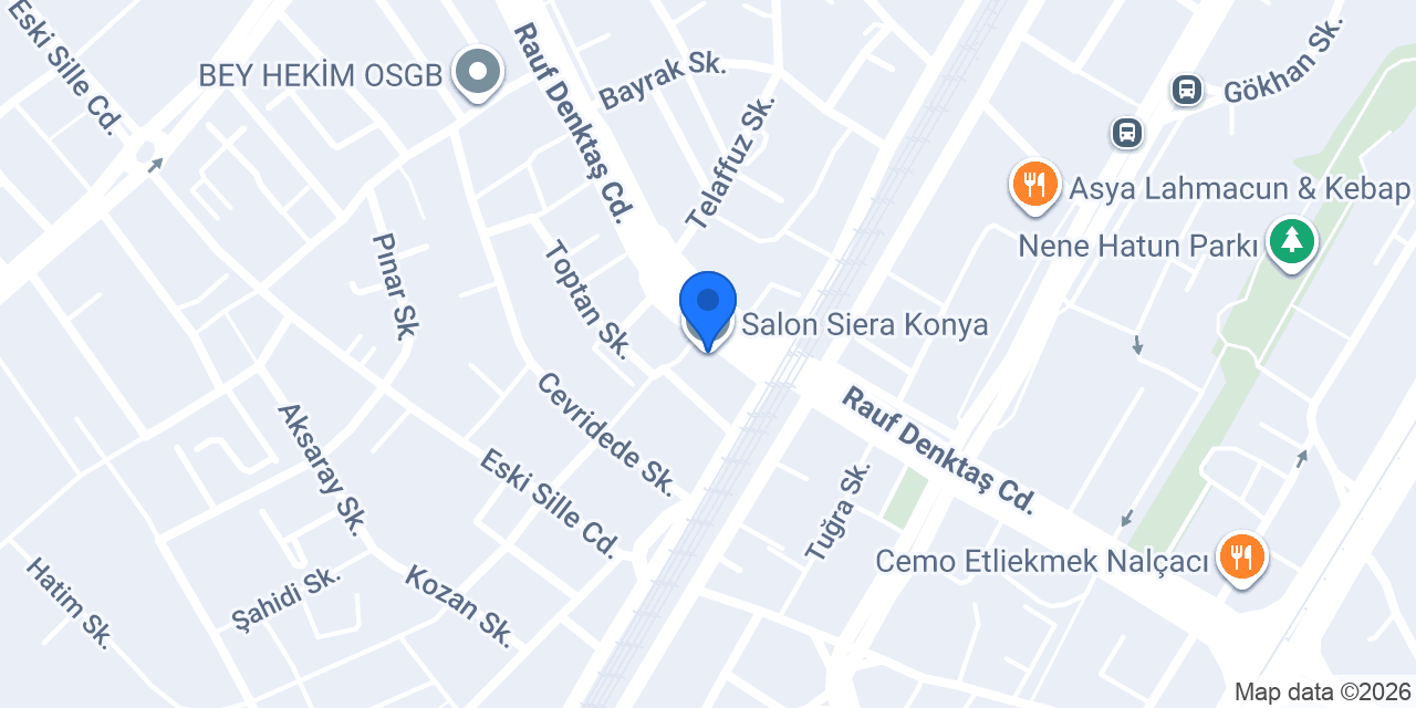 Salon Siera Konya konumu