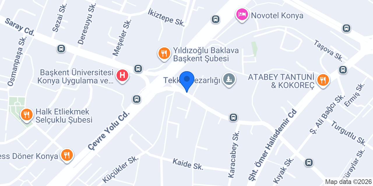 Başkent Hırdavat - Yapı Market - Konya konumu
