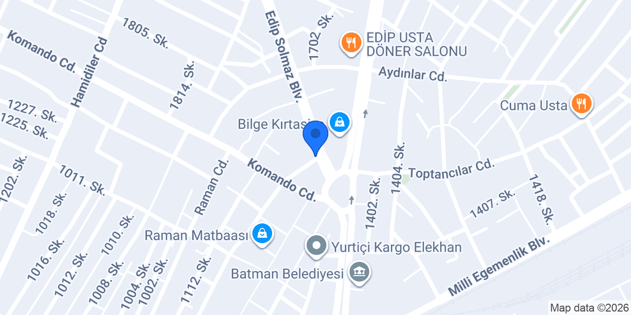 Batman günlük kiralık konumu