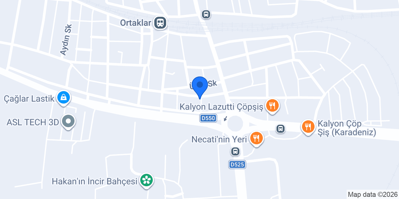 BSA Sigorta Aydın Ortaklar Şubesi konumu