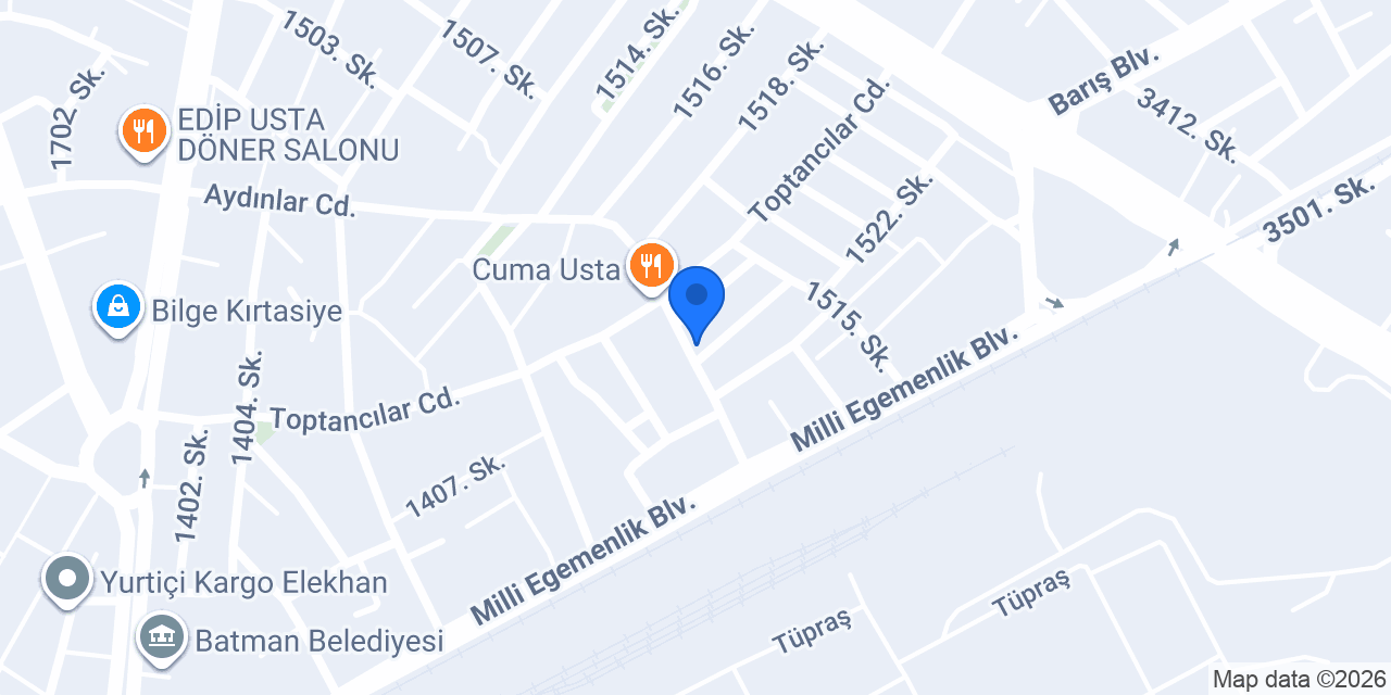 Matris Matbaası konumu