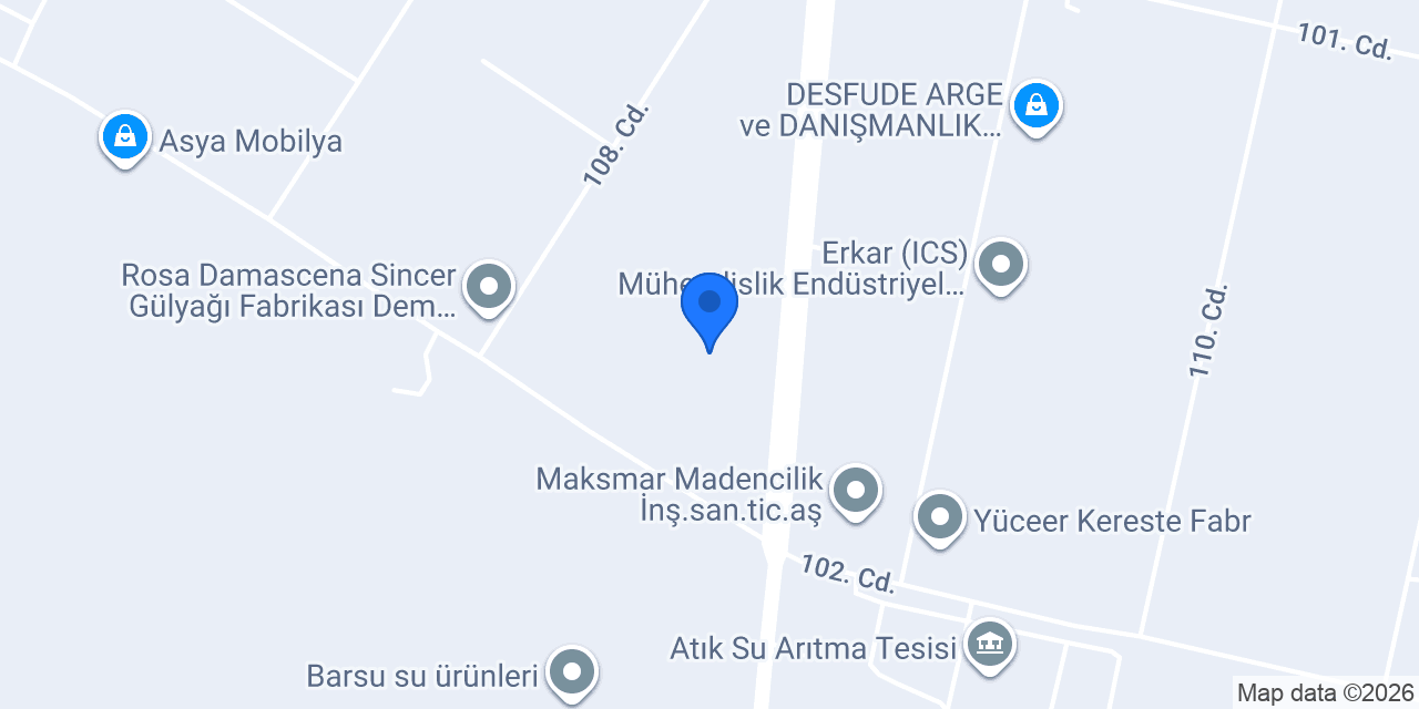 Diriteks Diriliş Tekstil San.ve Tic.A.Ş. konumu