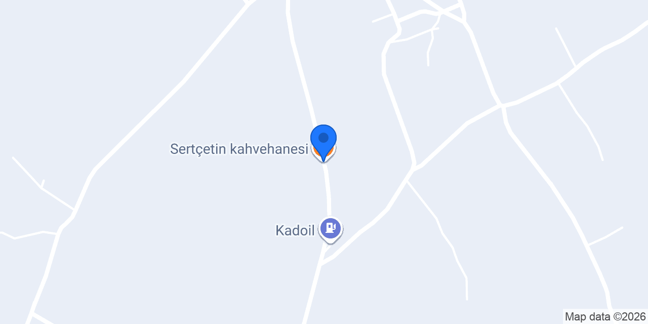 Sertçetin kahvehanesi konumu