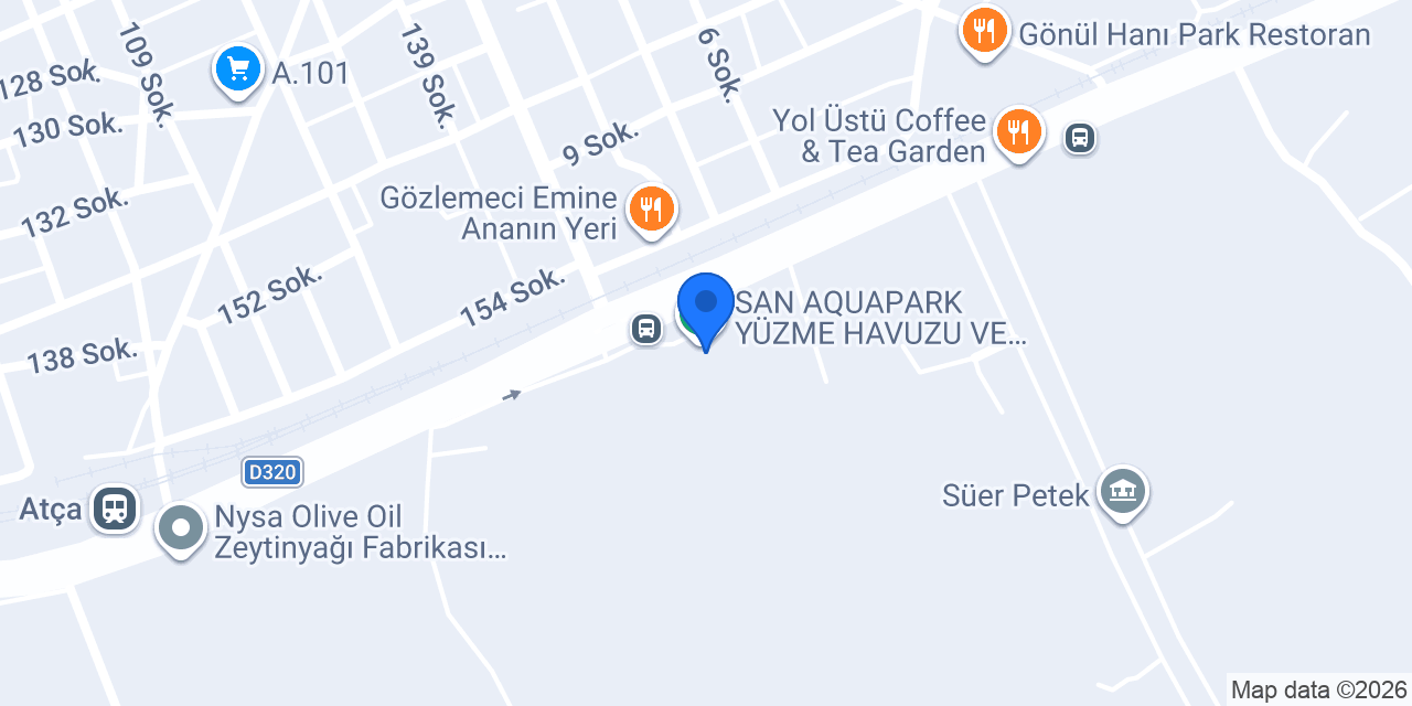 Atça Belediye Oteli konumu
