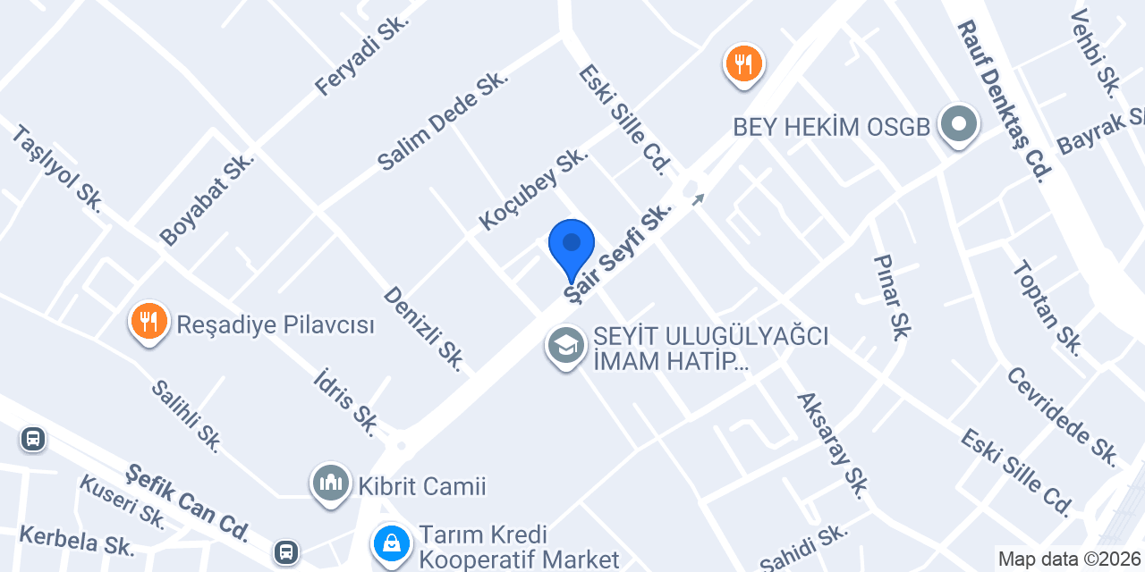 Mizaç Eğitim Kurumları konumu