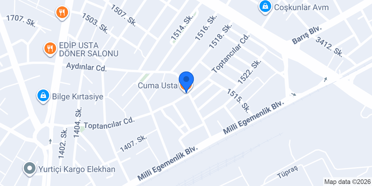 Cuma Usta konumu