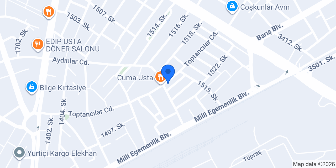Ciğerci Cihan Usta konumu
