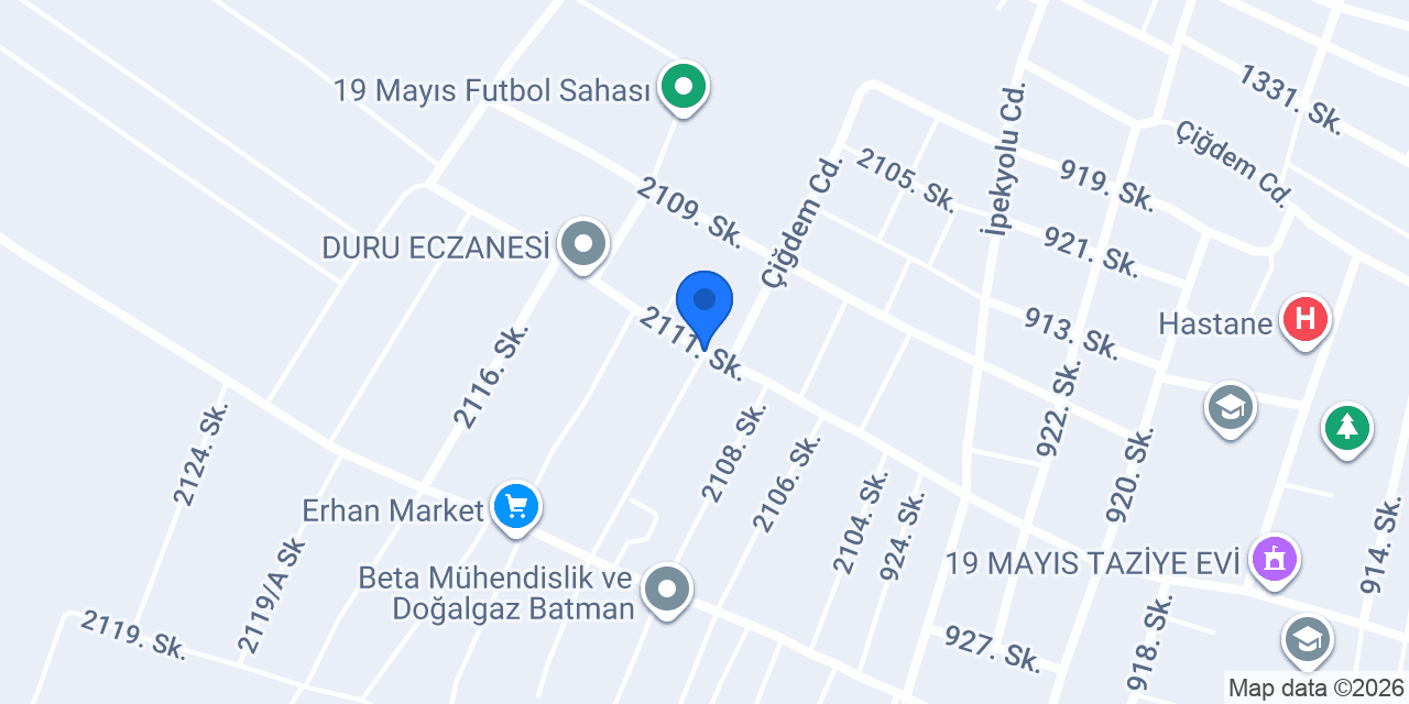 Vali Aydın Arslan İlköğretim Okulu konumu