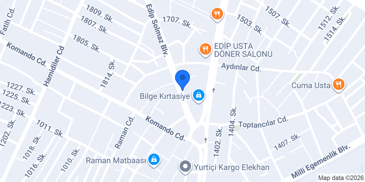 Tutak Çercevecilik konumu
