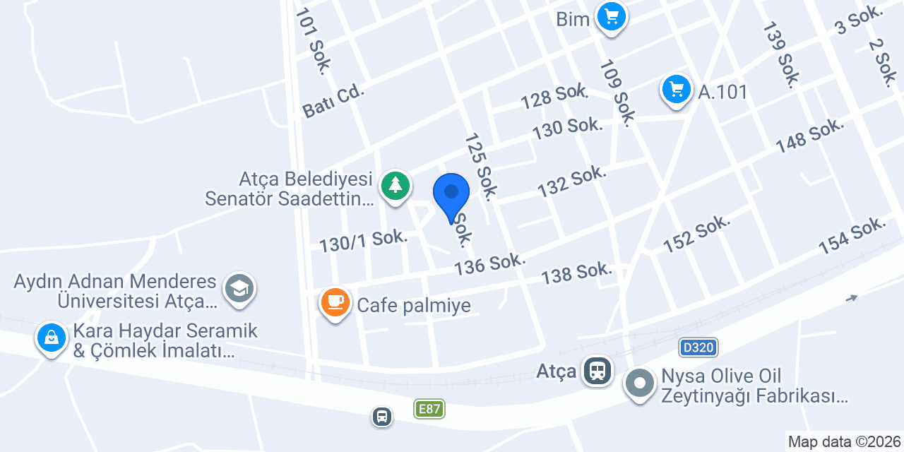 Atça Belediyesi konumu