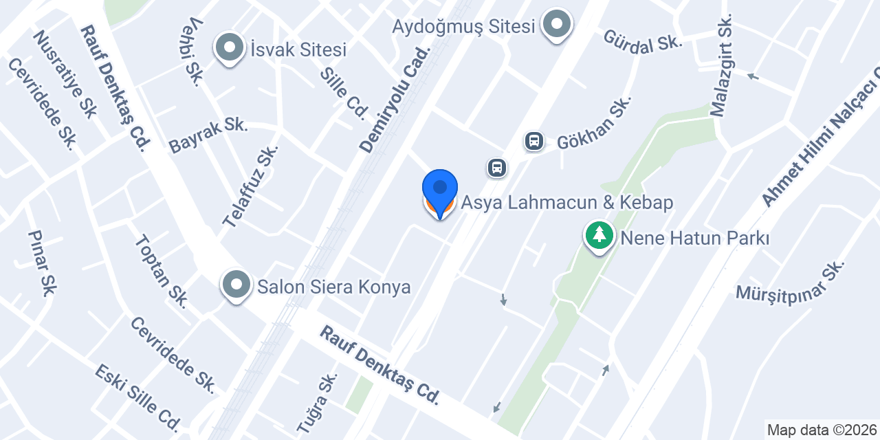 Asya Lahmacun & Kebap konumu