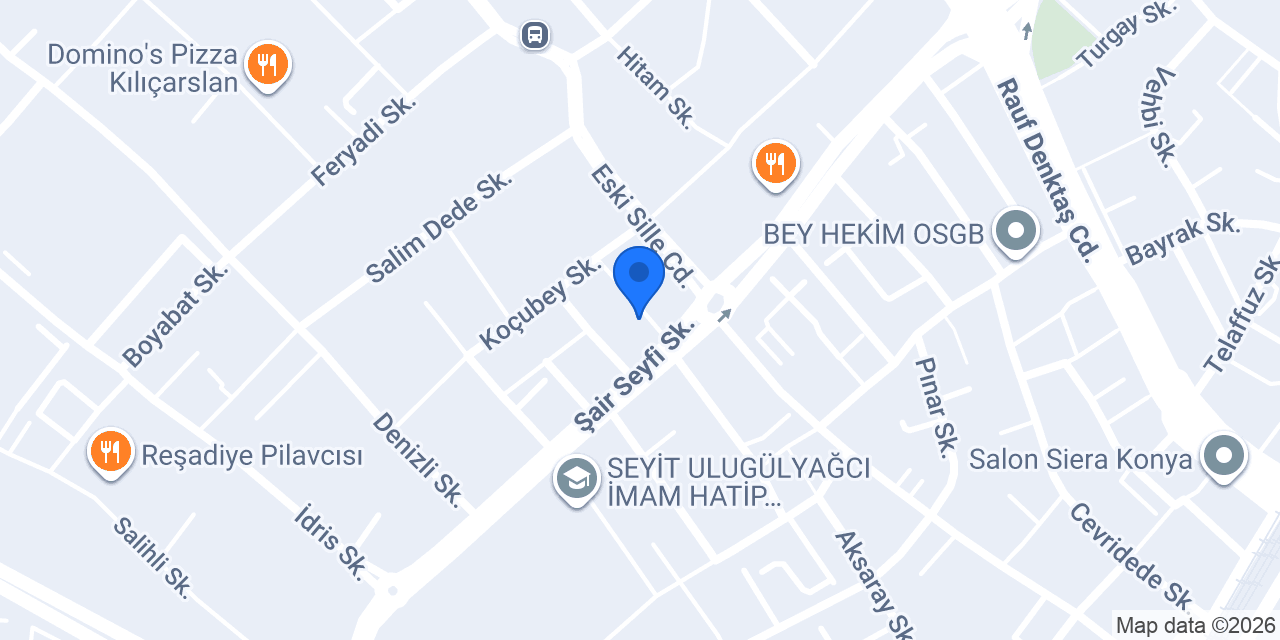 Alfa Veteriner Kliniği konumu
