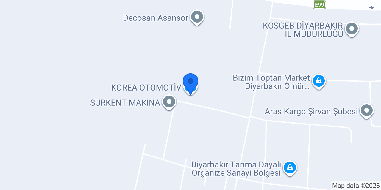 KOREA OTOMOTİV konumu