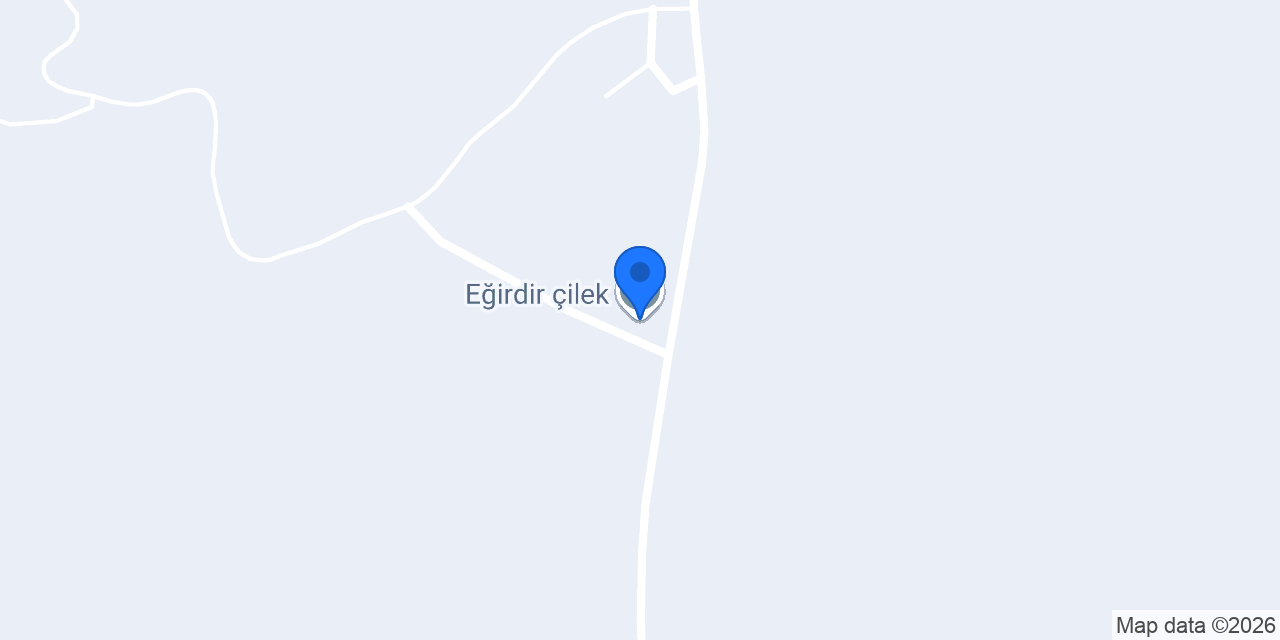 Eğirdir çilek konumu