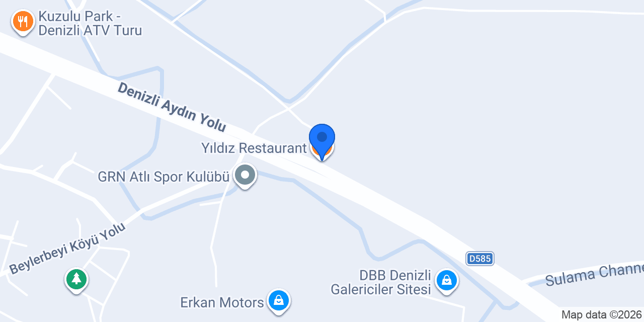 Yıldız Restaurant konumu