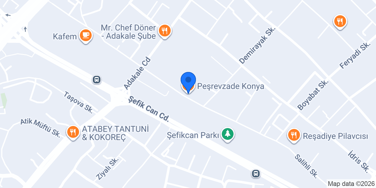 Peşrevzade Konya konumu