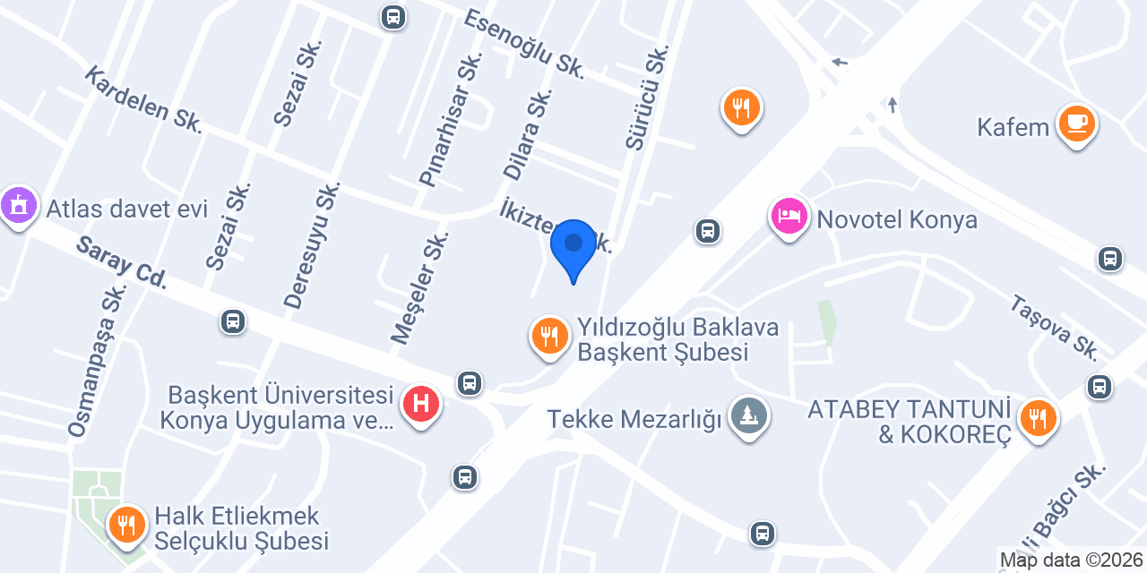 Palmiye Çiçekçilik konumu