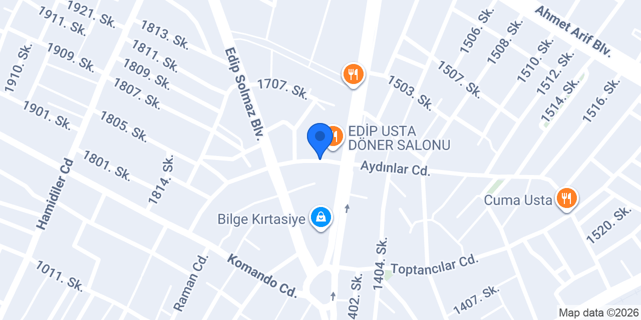 Biss Kuaför Malzemeleri konumu