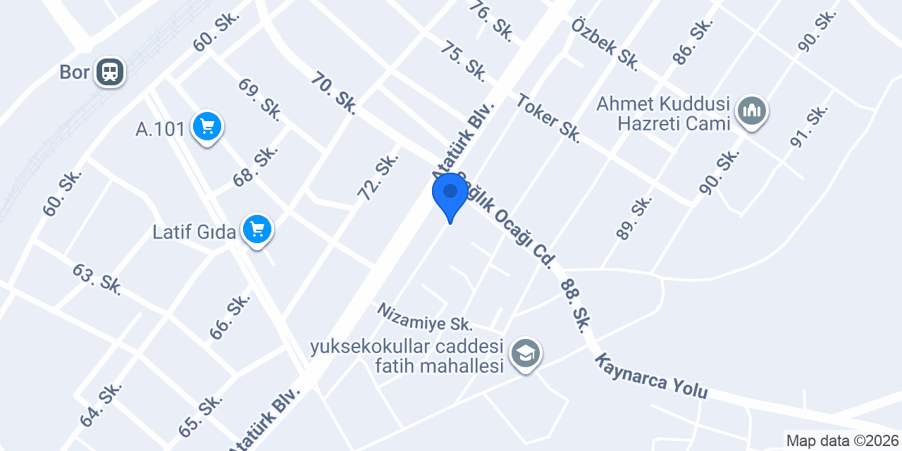 Cafe'YE konumu