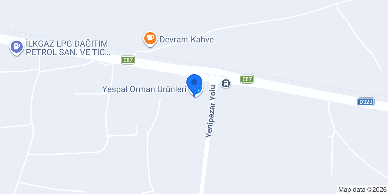 Yespal Orman Ürünleri konumu