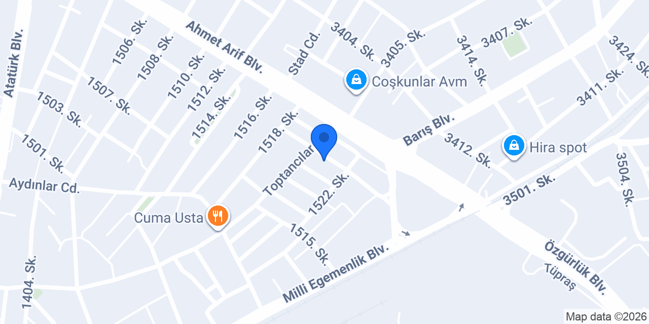 Özçelik Grup Temizlik Sanayi Ve Ticaret Ltd. Şti konumu