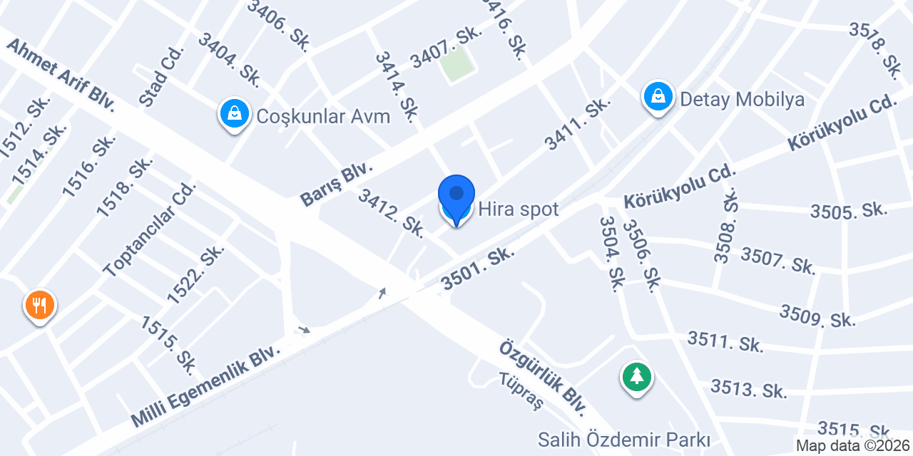 Hira spot konumu