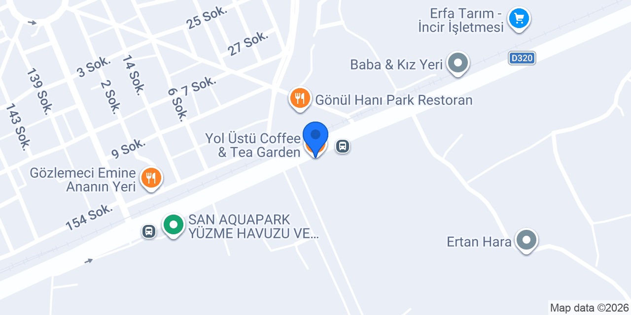 Yol Üstü Coffee & Tea Garden konumu