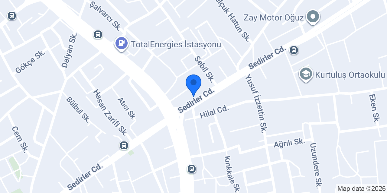 Osmanlı Mobilya konumu