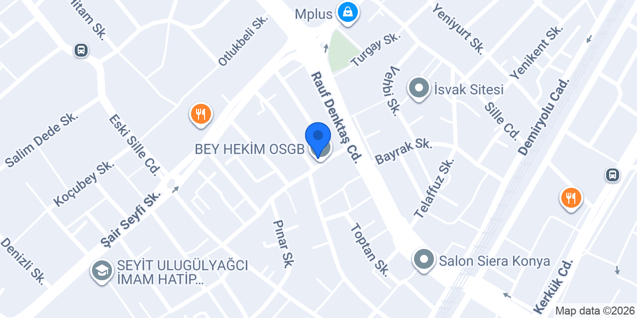 BEY HEKİM OSGB konumu